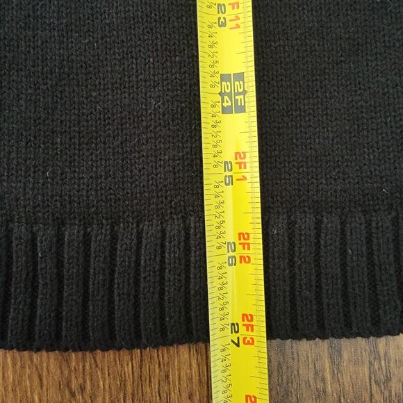 Black Sweater Polar Bear Sz XL Holidays Winter Ski Chalet Cozy Novelty Style&Co - Picture 5 of 7